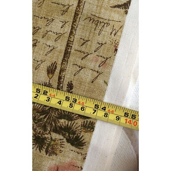 Retired Waverly Sunset Boulevard Fabric 1.8 + Yards CA Landmarks Tea Stained Tan - Picture 10 of 10